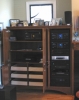Rack Mounted stereo equipment bay